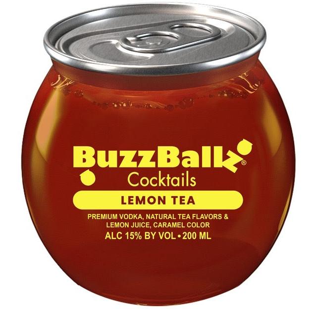 Buzzballz Cocktails Lemon Tea 6 Pack - 187ML -Pre-Order-