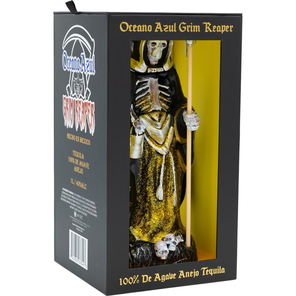 Oceano Azul Grim Reaper Anejo Tequila 1Ltr