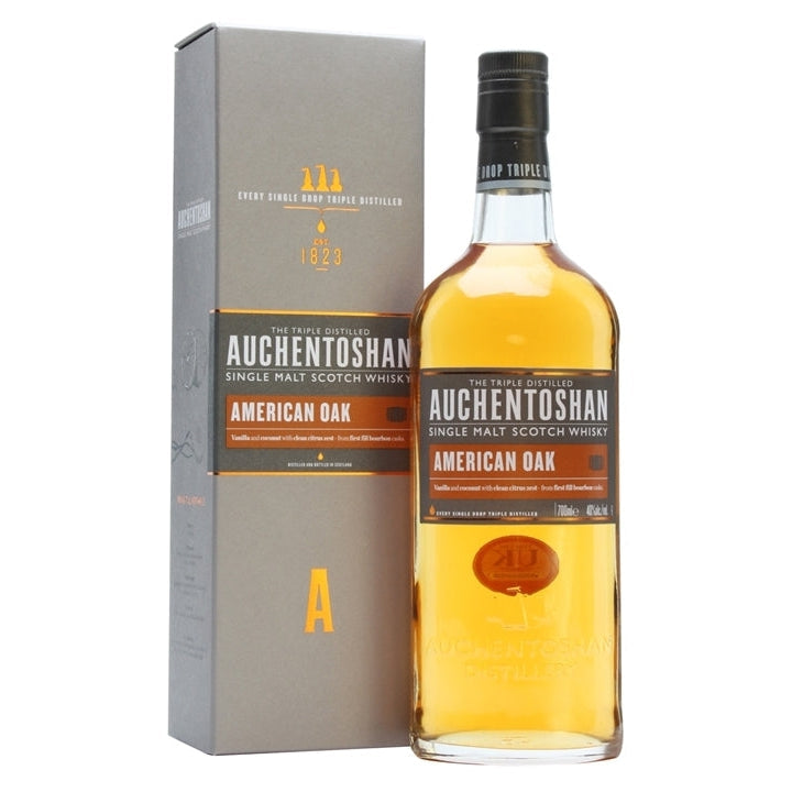 AUCHENTOSHAN AMERICAN OAK SINGLE MALT SCOTCH WHISKY 750ML
