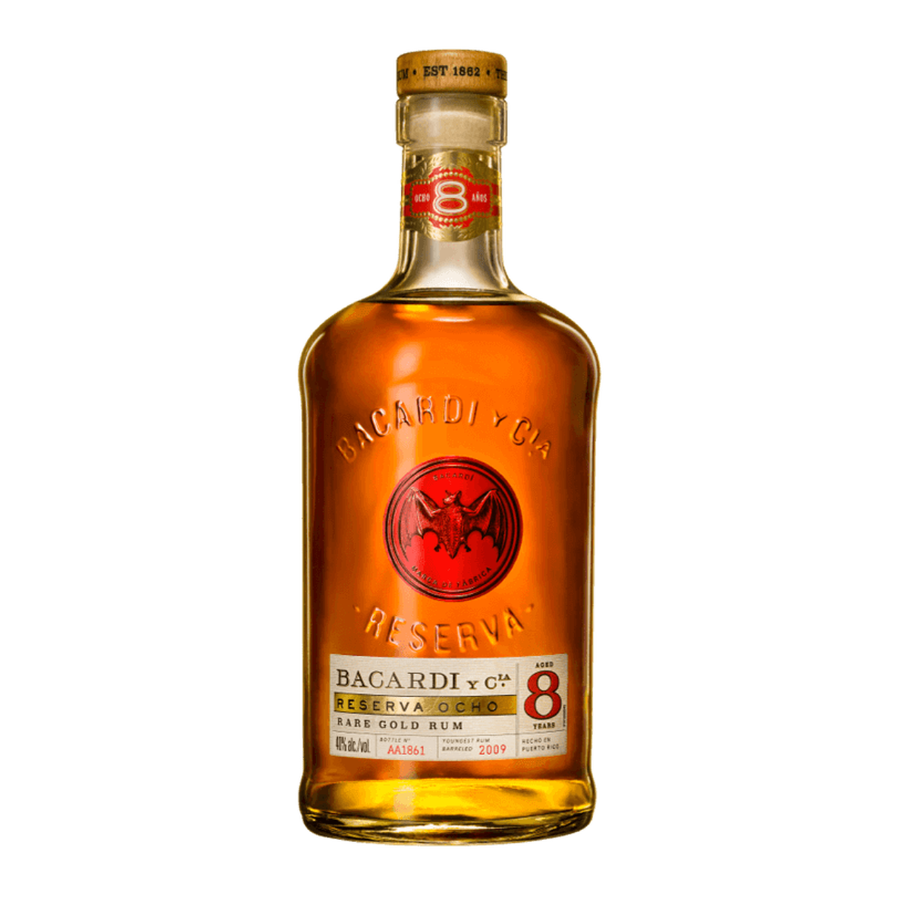 Bacardi Rum Gold Reserva Ocho 8 Year