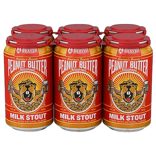 Beaver Brewery Peanut Butter Flavored Milk Stout 6-Pack (12 FL OZ Per Can)