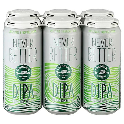 Coronado Brewing Co. Never Better Dipa 6-Pack (16 FL OZ Per Can)