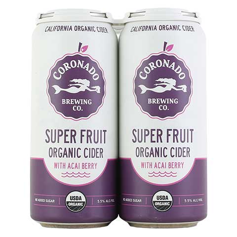 Coronado Brewing Co. Super Fruit Hard Cider With Acai Berry 4-Pack (16 FL OZ Per Can)