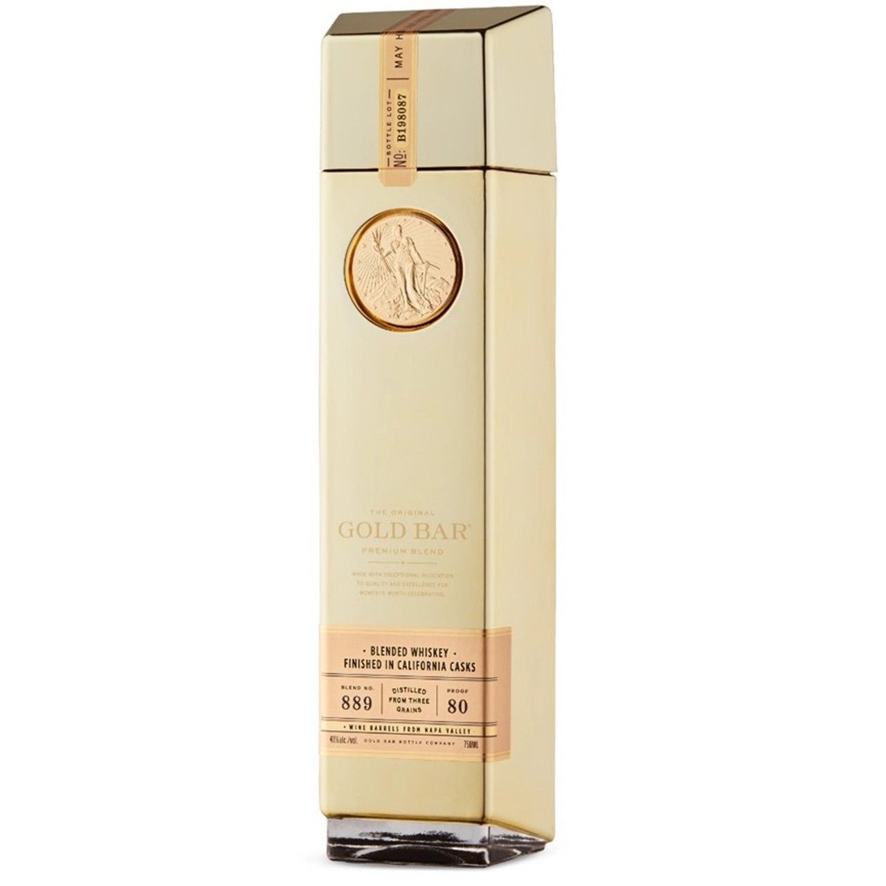 GOLD BAR WHISKEY 750ML
