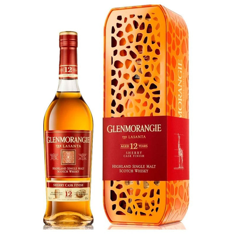Glenmorangie The Lasanta 12 Year Scotch Whiskey Giraffe Set