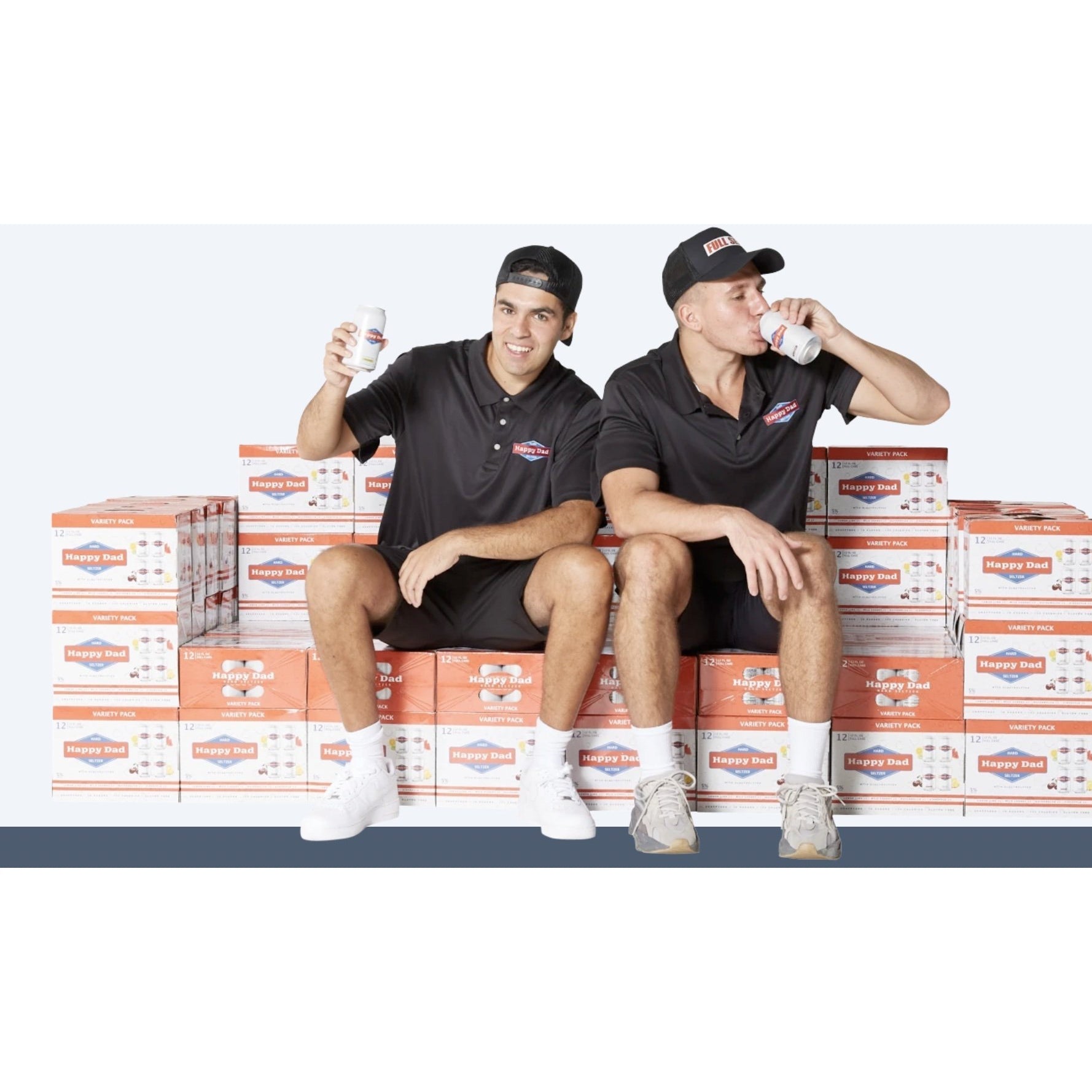 Happy Dad Seltzer Variety 12 Pack by Nelk Boys ( Pre-Order Set To Deliver Mid August 2021 )