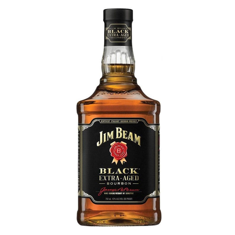 JIM BEAM BLACK EXTRA AGED BOURBON WHISKEY 750ML