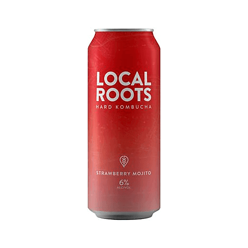 Local Roots Hard Kombucha Strawberry Mojito (One Pint)