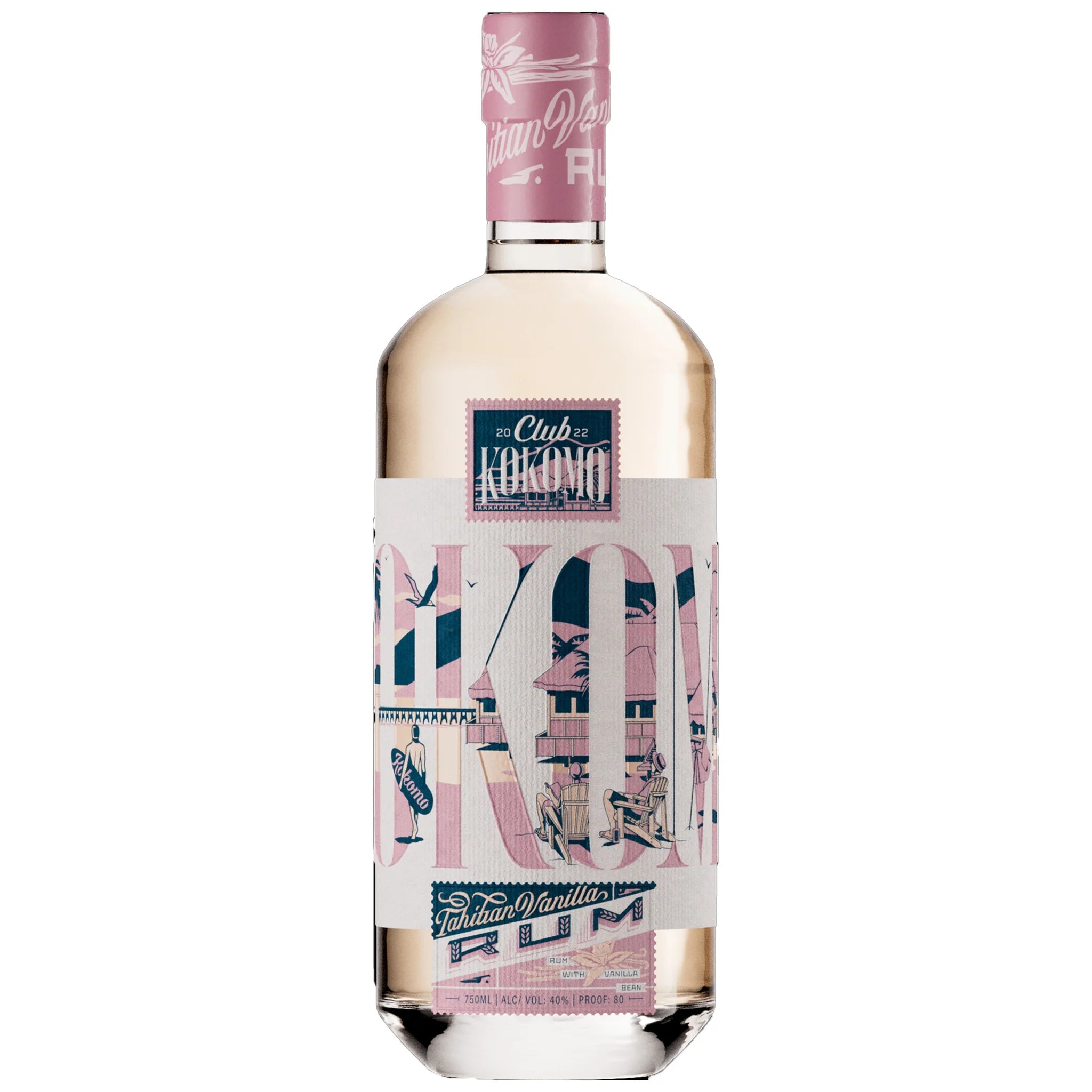 Club Kokomo Tahitian Vanilla Rum 750 ml