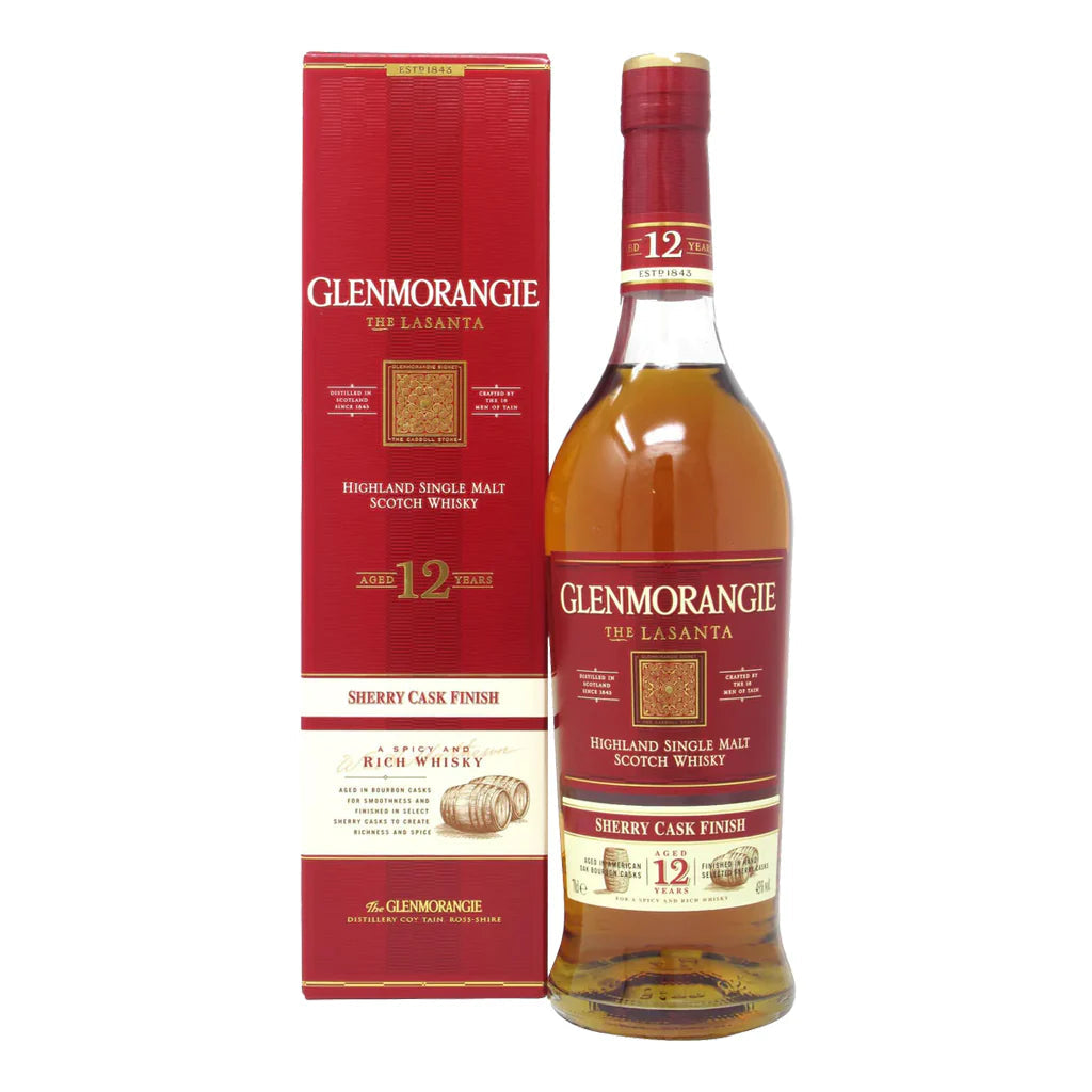 Glenmorangie Lasanta 12 Years Old New Lable BBN & Sherry Casks - 750ML