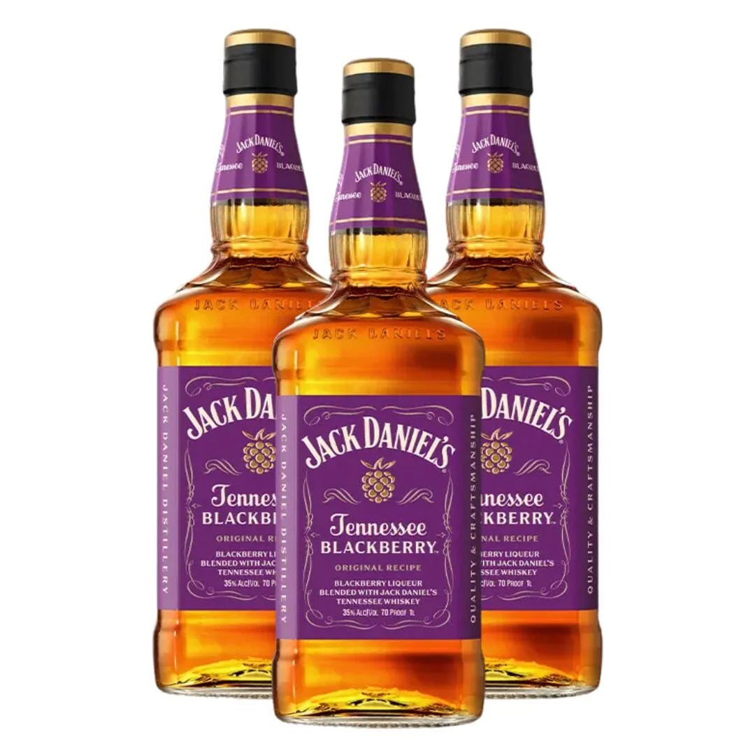Jack Daniel's Blackberry Flavored Whiskey 3pk