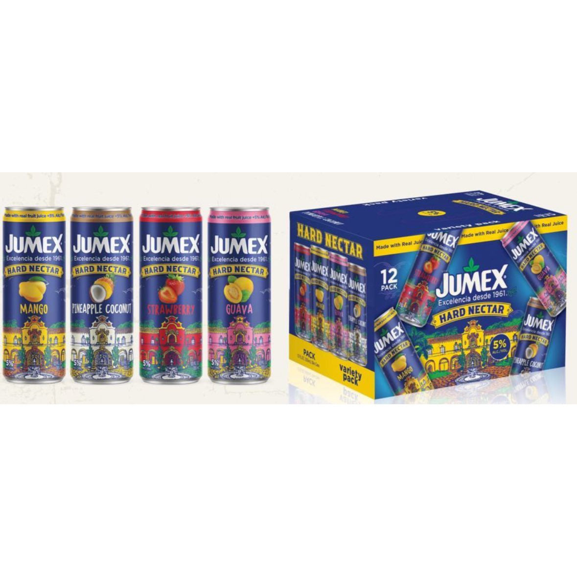 Jumex Hard Nectar Variety 12 Pack Can 12FL.oz