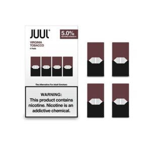 Juul virginia T 5% 4 pack.