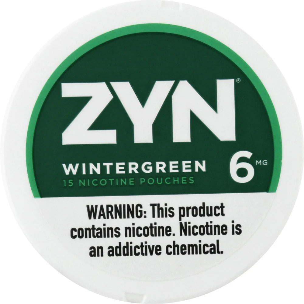 Zyn Nicotine Pouches Wintergreen - 6 mg - 5 Pack