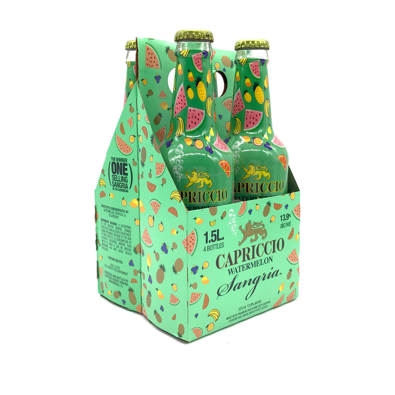 Capriccio Watermelon Sangria 4-Pack (12 FL OZ Per Bottle)