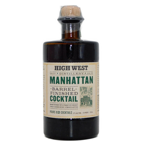 High West Distillery Manhattan Barrel Finished Cocktail 375 ML